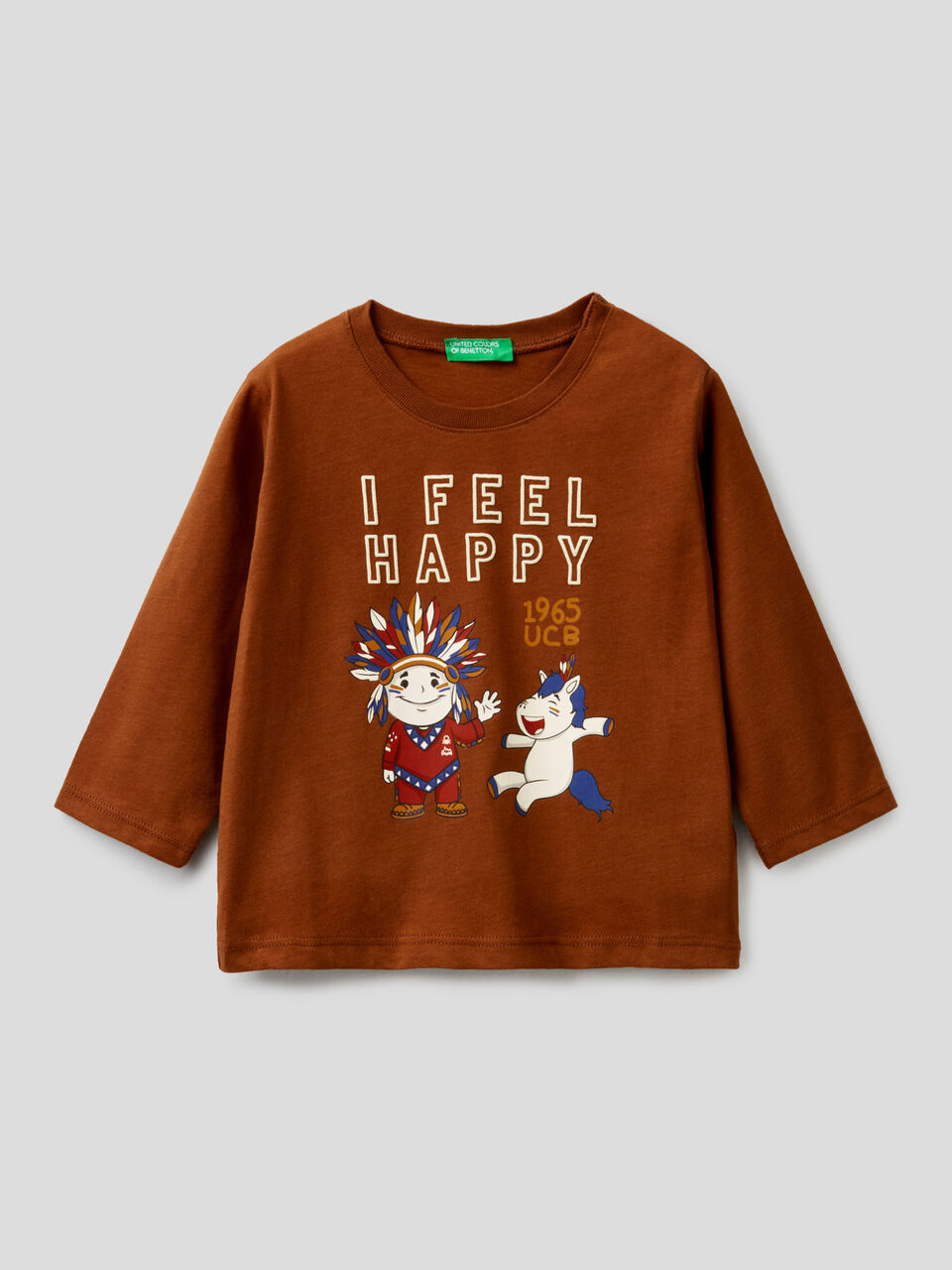T-shirt in organic cotton with illustrations image number 1