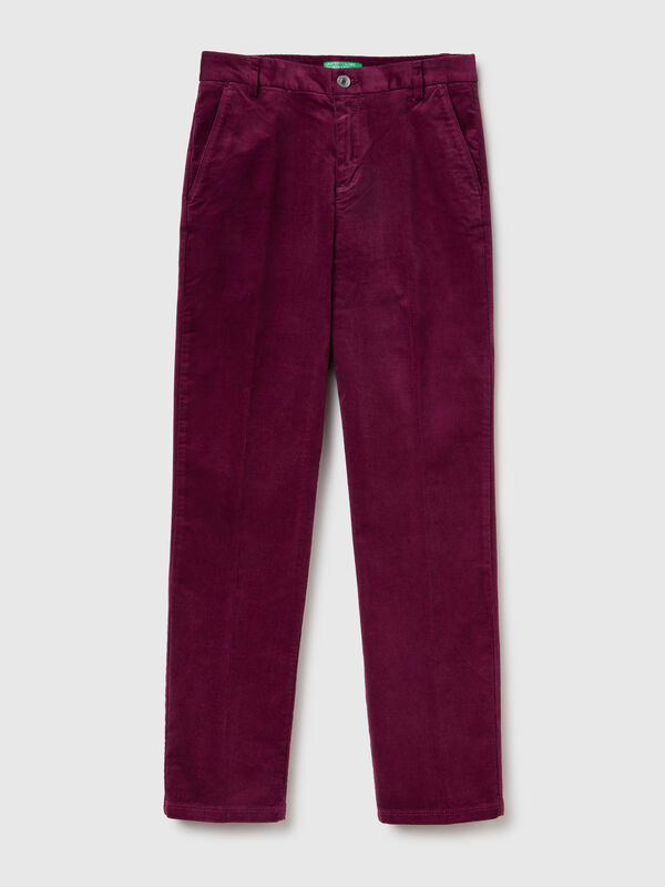 Stretch velvet chinos Stretch velvet chinos Women