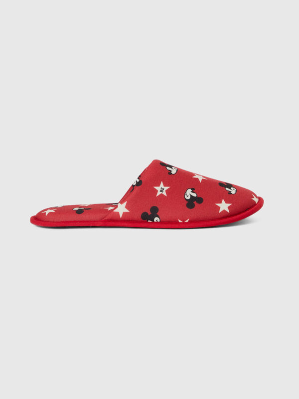 Red Mickey Mouse slippers