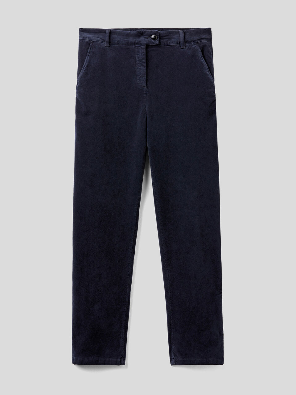 Chino trousers in velvet image number 1