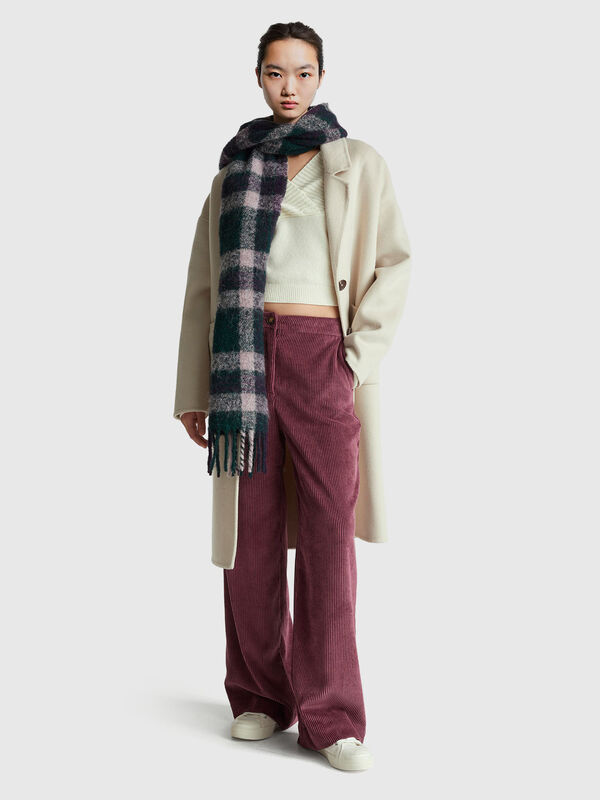 Flared corduroy trousers Women