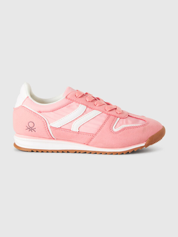 Sneakers in nylon and suede fabric Junior Boy