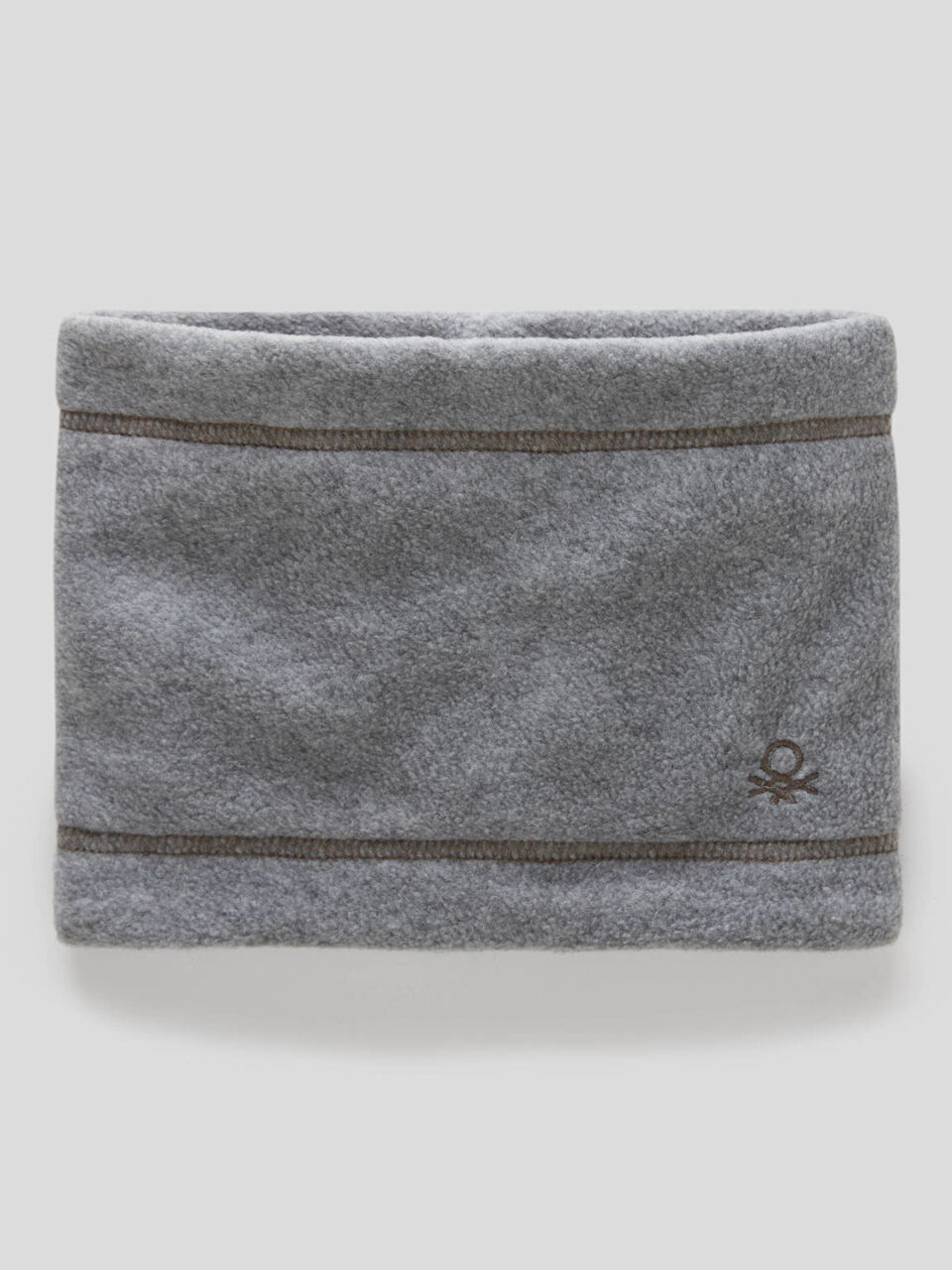 Neck warmer in fleece with embroidered logo image number 1
