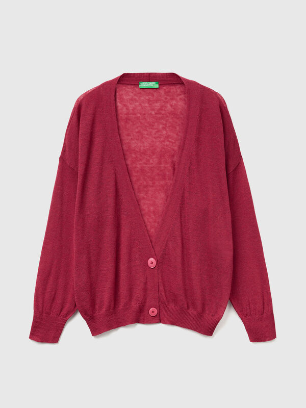 Light cardigan in alpaca blend Women