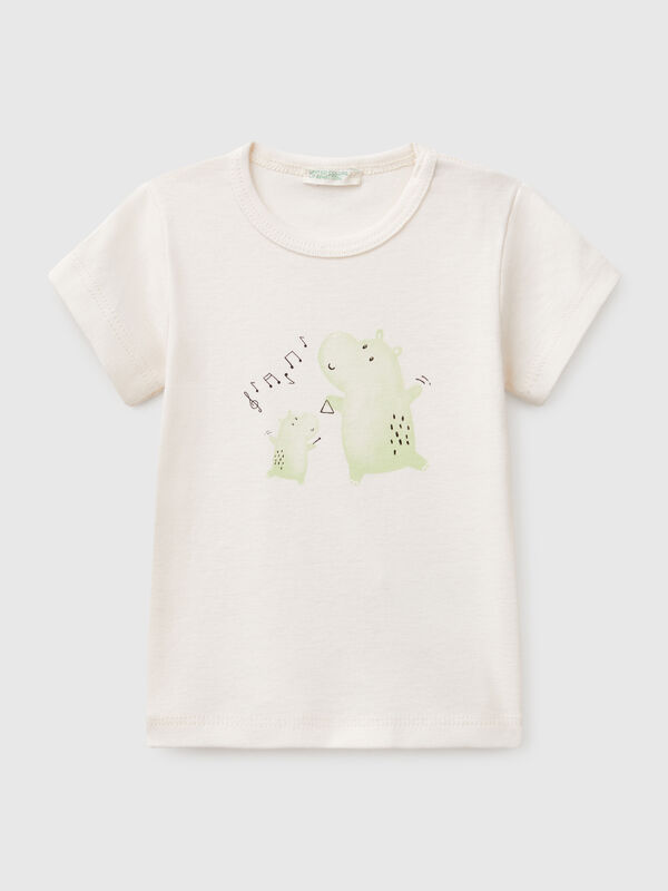 Short sleeve t-shirt in cotton New Born (0-18 months)