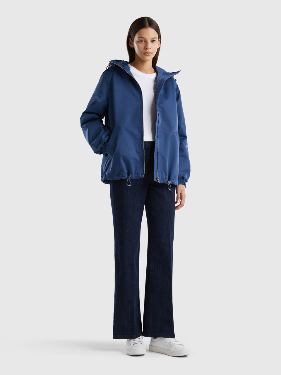 Raincoat with hood