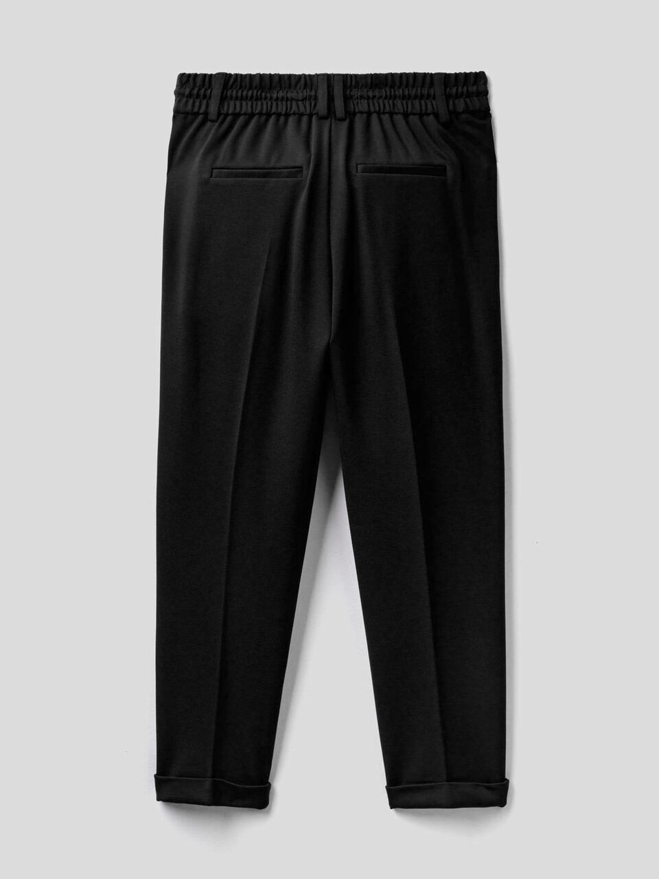 Trousers with drawstring and cuff image number null