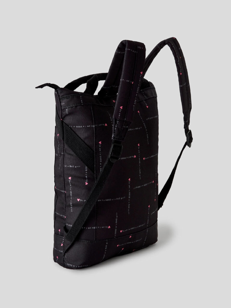 Patterned nylon rucksack image number 2