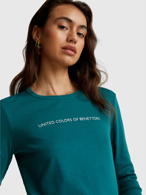 100% cotton long sleeve t-shirt Women