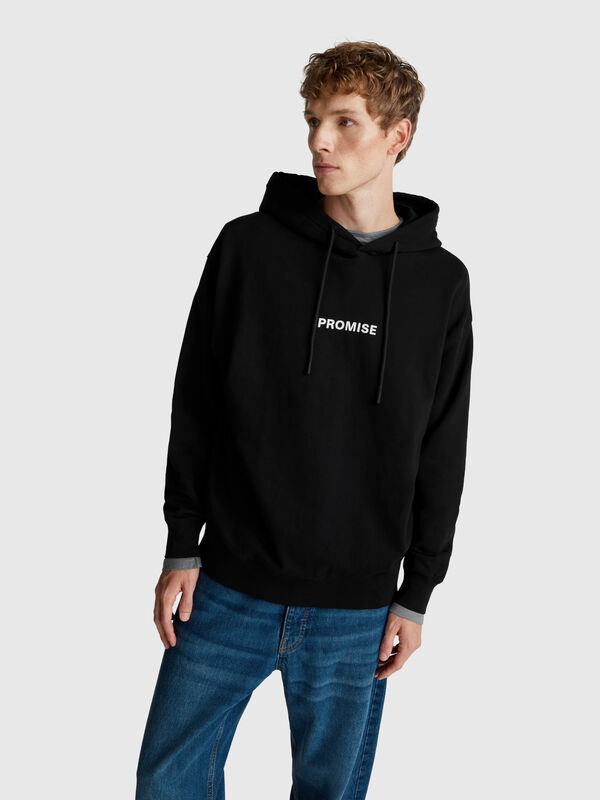 Printed hoodie Men
