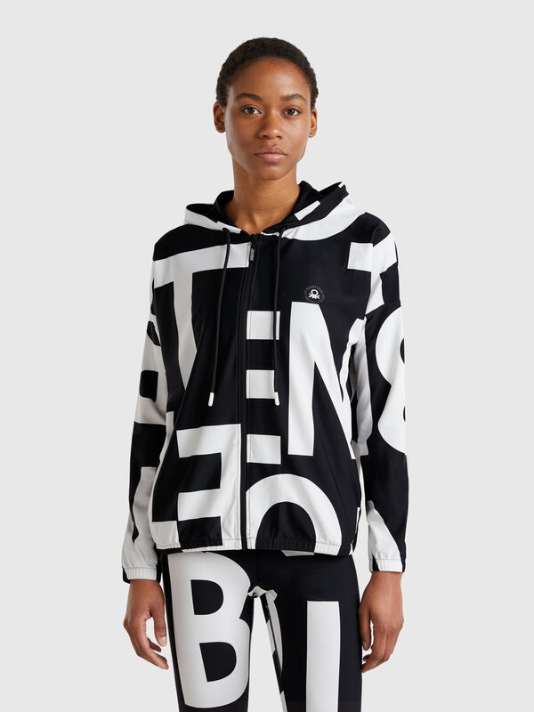 Sporty sweatshirt with logo print Women