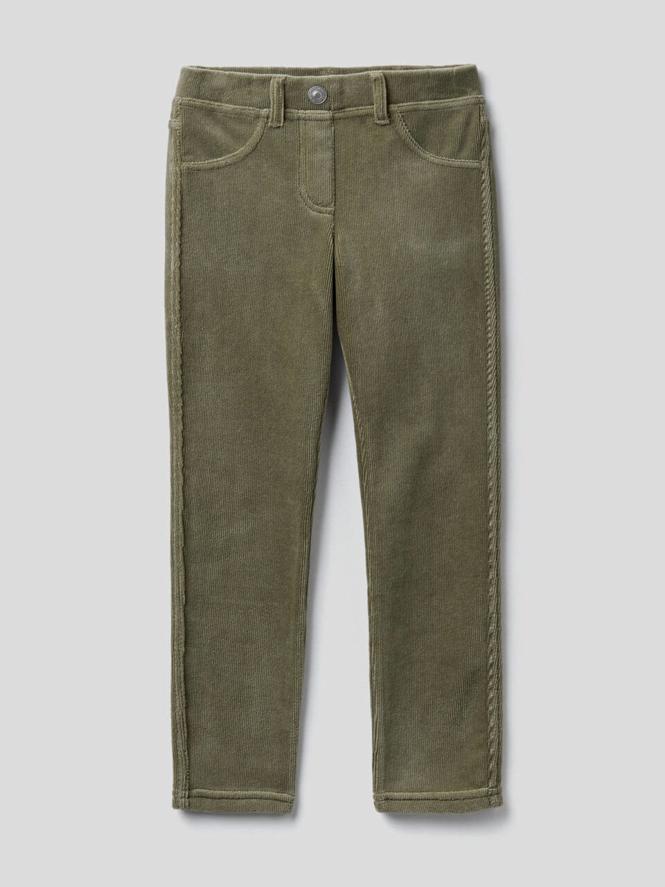 Super skinny chenille trousers image number 1