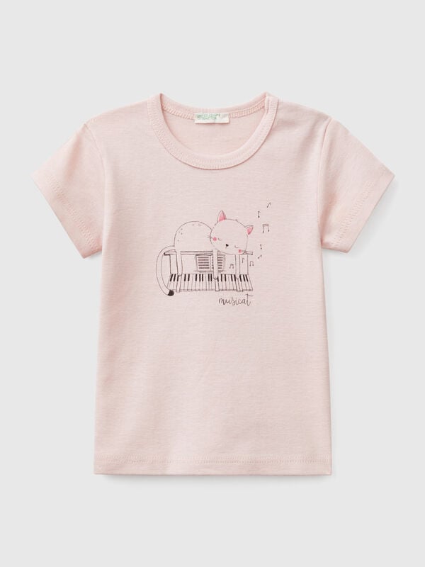 Short sleeve t-shirt in cotton New Born (0-18 months)