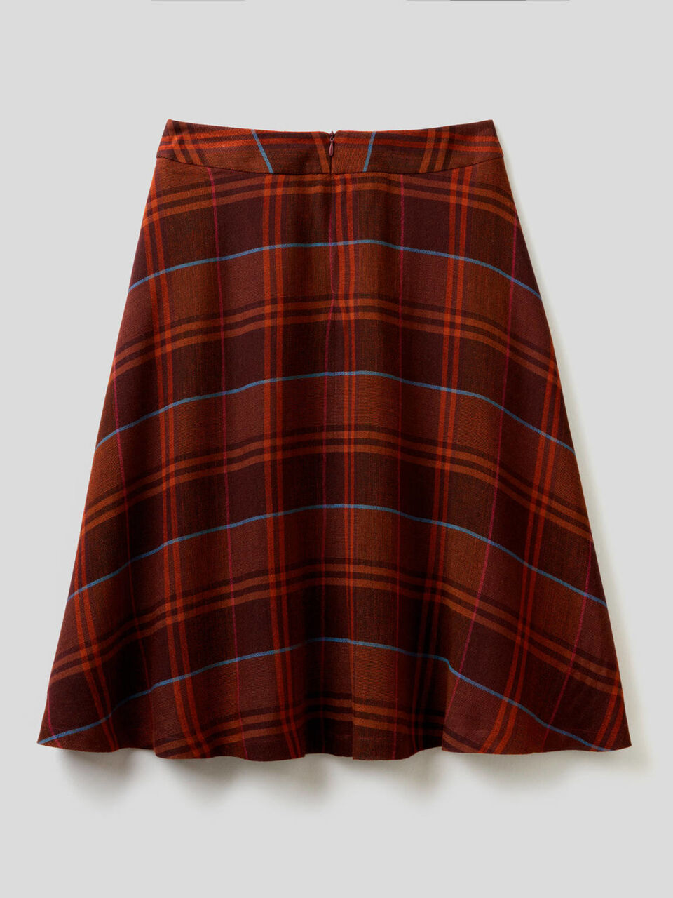 Check midi skirt image number 1