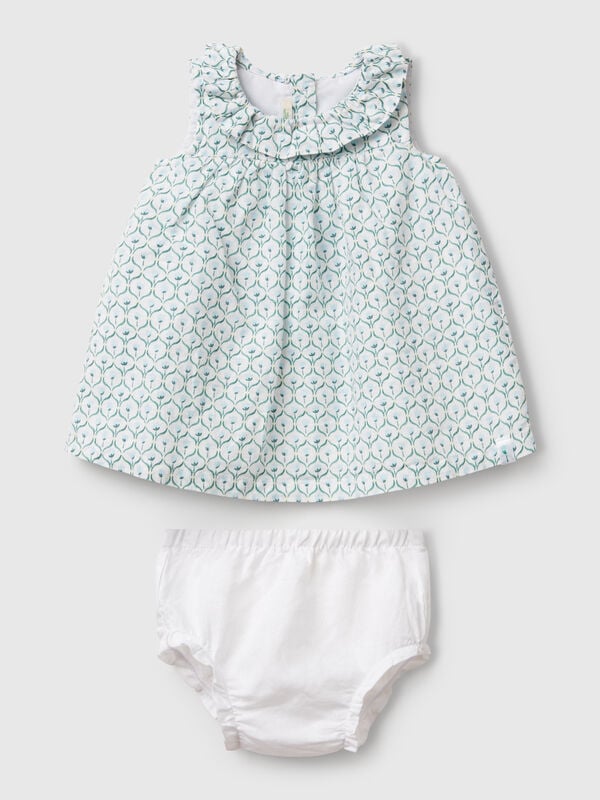 Dress with ruffled collar New Born (0-18 months)
