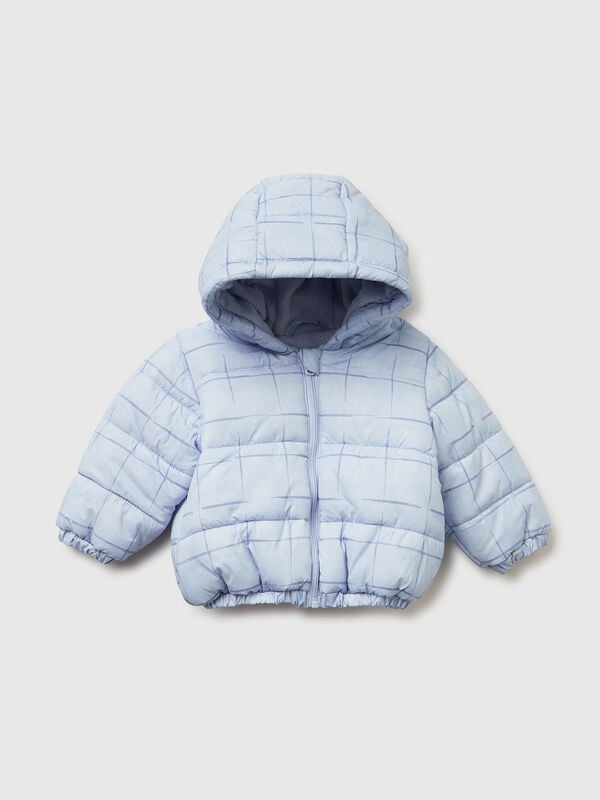 Patterned jacket with zip and hood New Born (0-18 months)