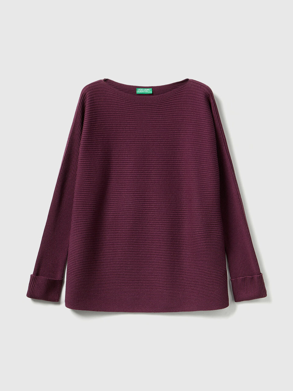 BOAT-NECK SWEAT.L/S Women image number 1