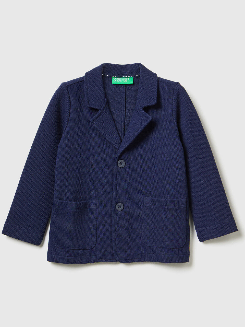 Sweat blazer with pockets