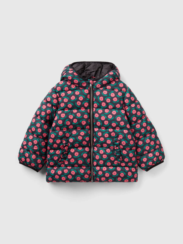Jacket with floral print