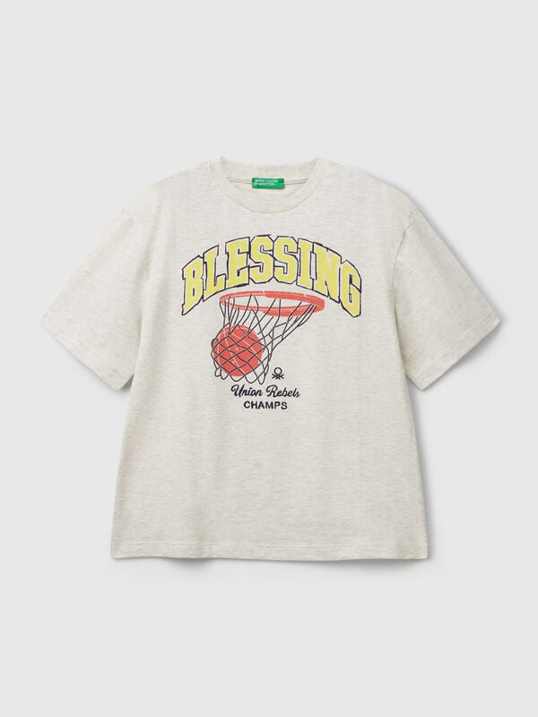 Short sleeve t-shirt in cotton Junior Boy