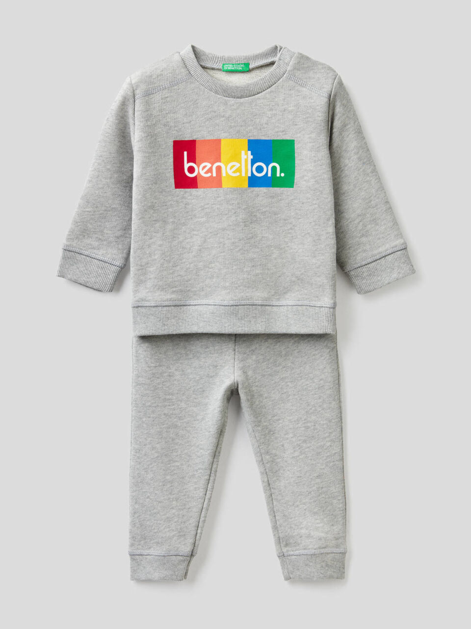 Sweat tracksuit in 100% organic cotton image number 1