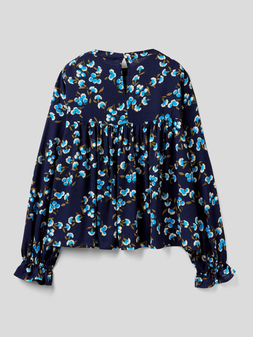 Patterned blouse in sustainable viscose image number 2