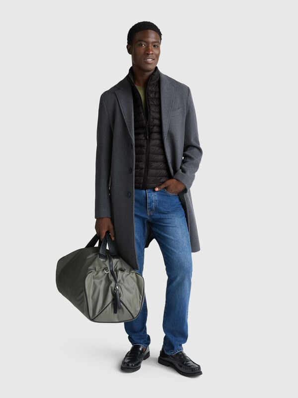 Sleeveless regular fit jacket with padding Men