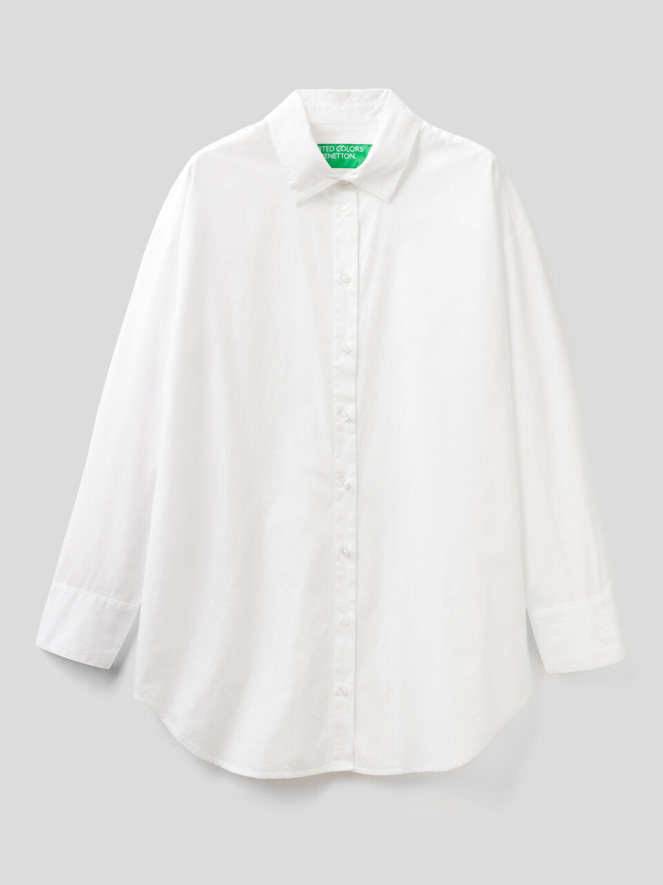 Oversized 100% cotton shirt image number 1