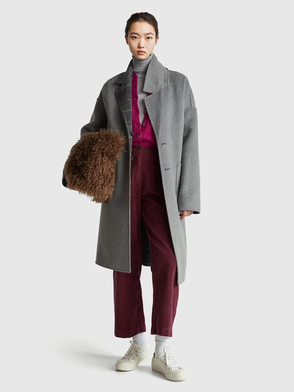 Straight corduroy trousers Women