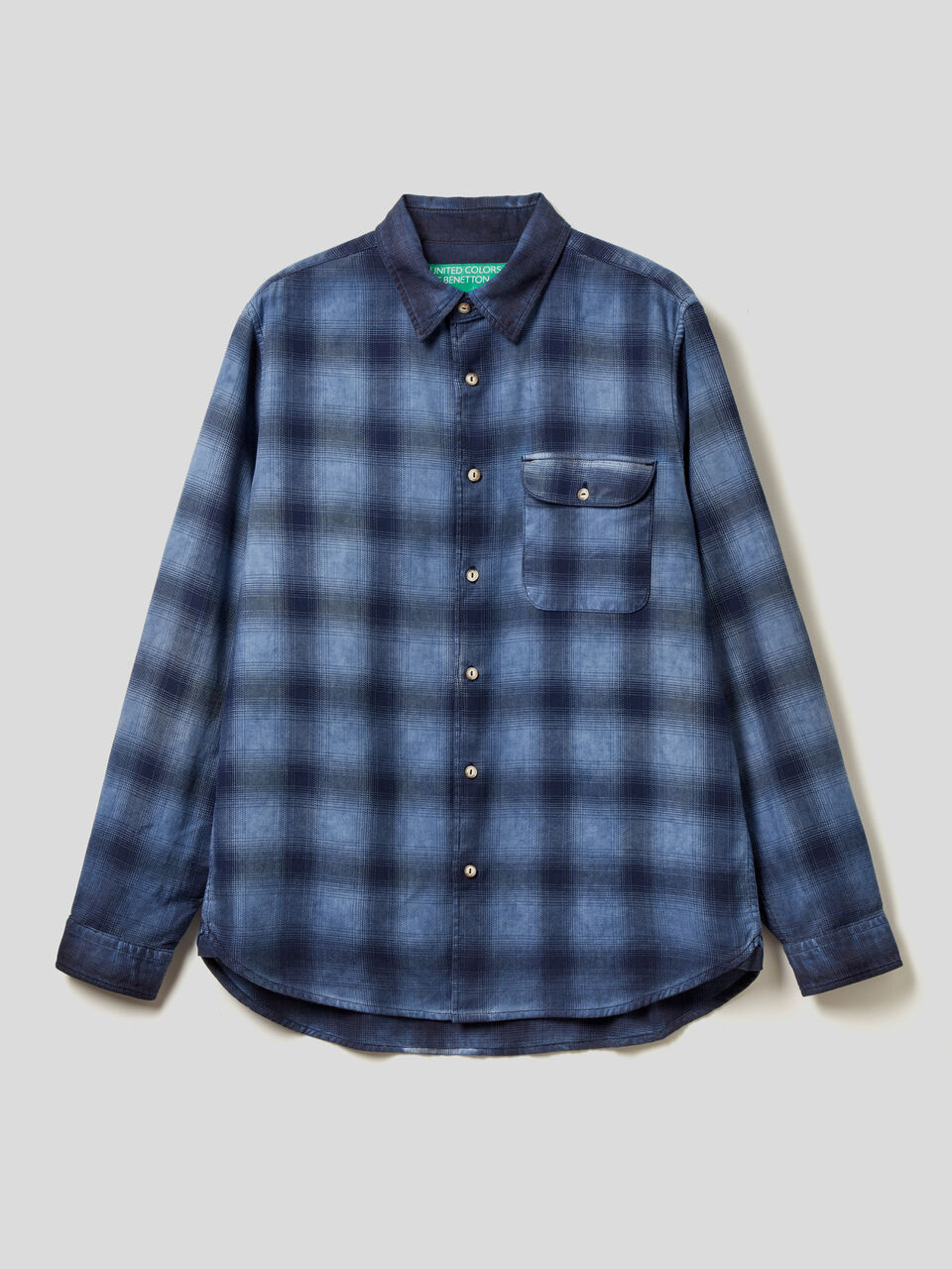 Check shirt with patches image number 1