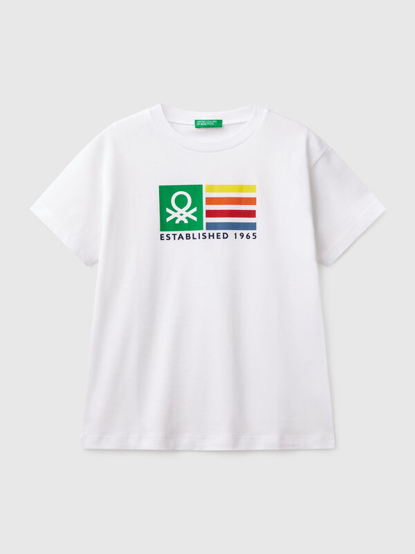 Short sleeve t-shirt in 100% cotton Junior Boy
