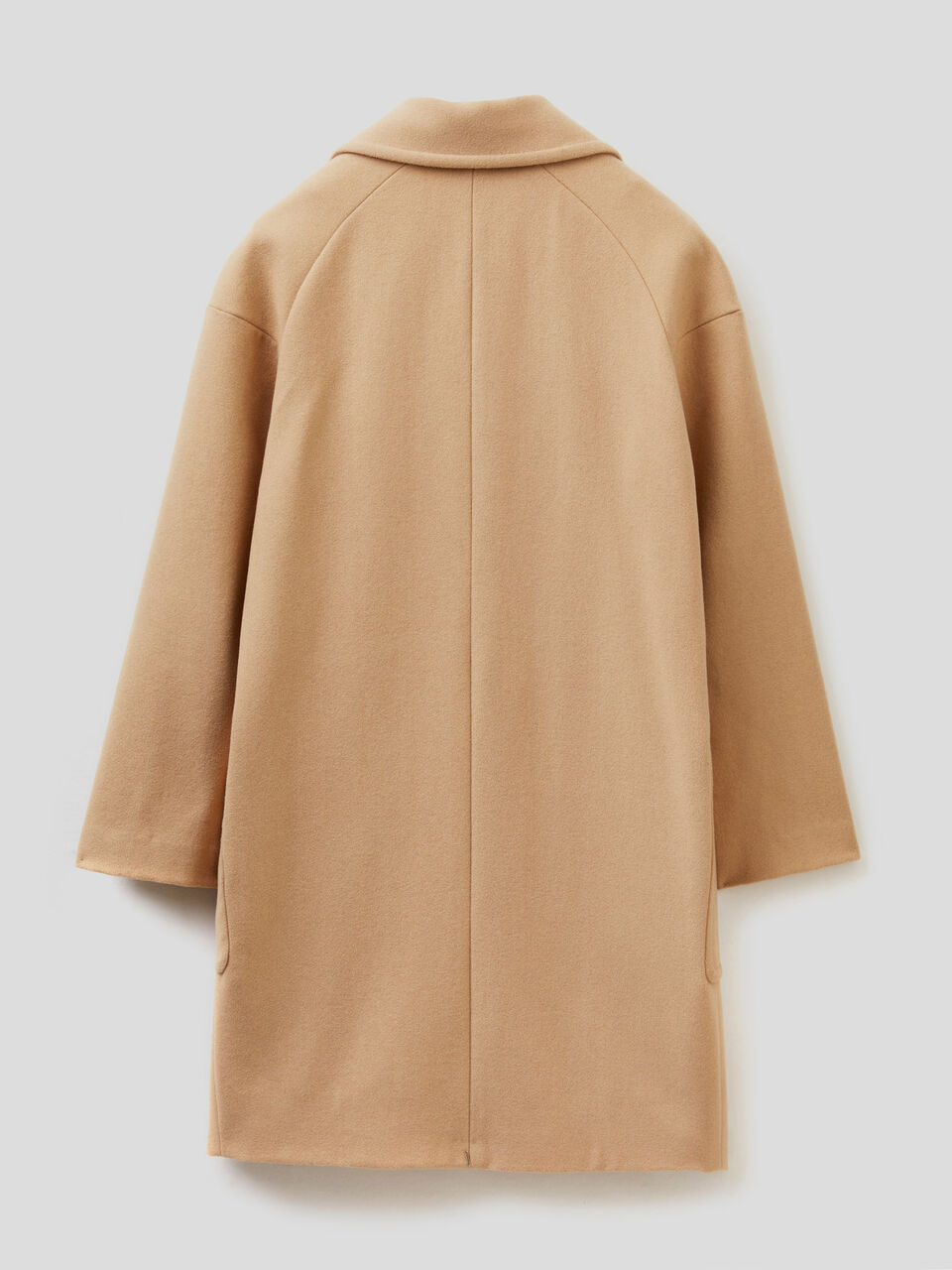 Wool blend cloth coat image number 2