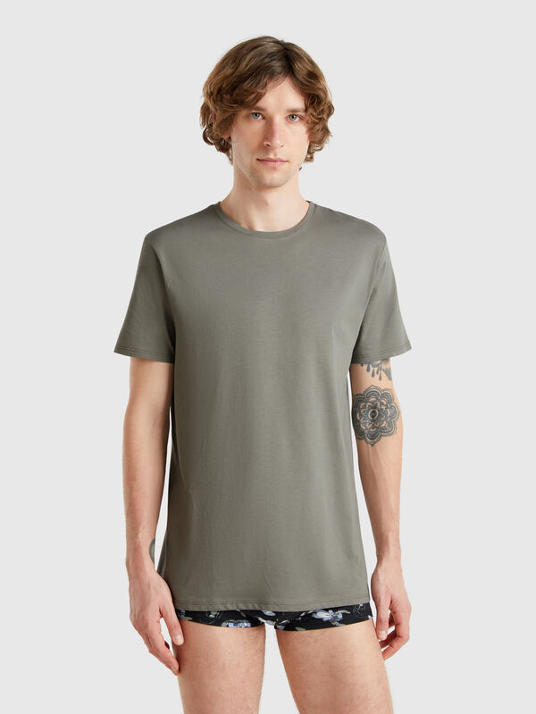Long fiber cotton t-shirt Men