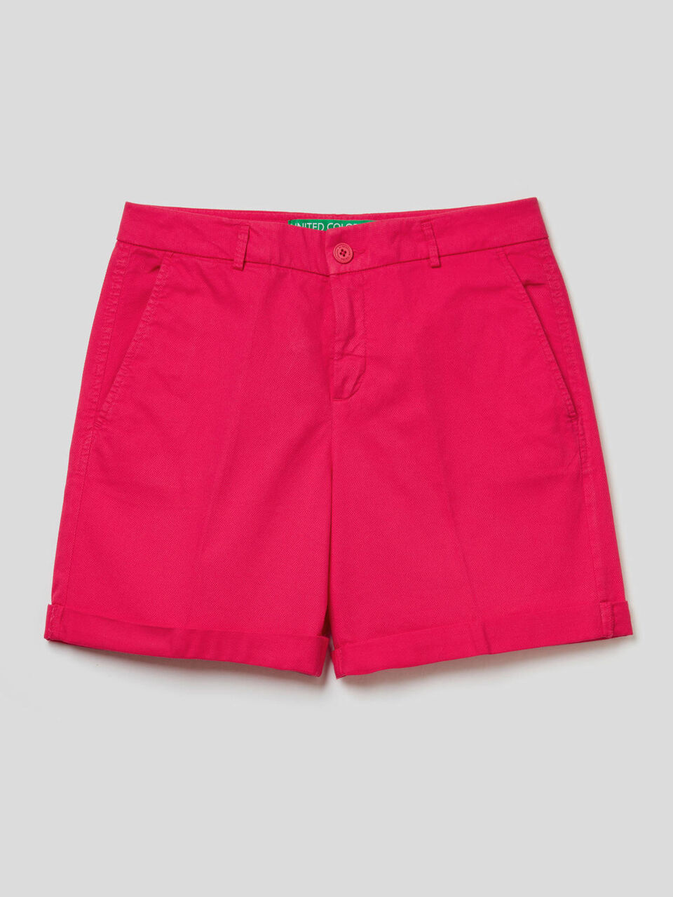 Stretch cotton bermudas image number null