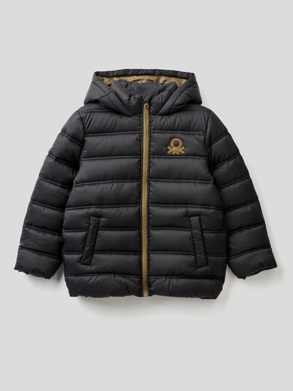 Padded jacket with hood image number 1