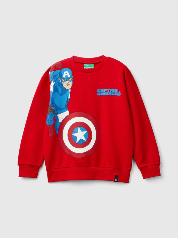 Red ©Marvel Capitan America sweatshirt Junior Boy