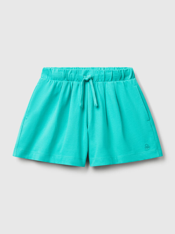 Shorts in pure cotton Junior Girl