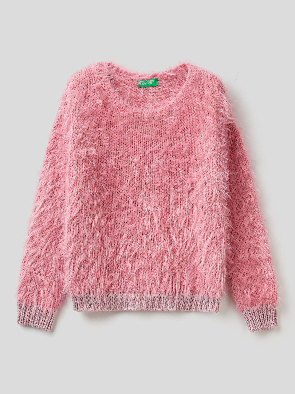 Sweater in long-haired yarn image number 1