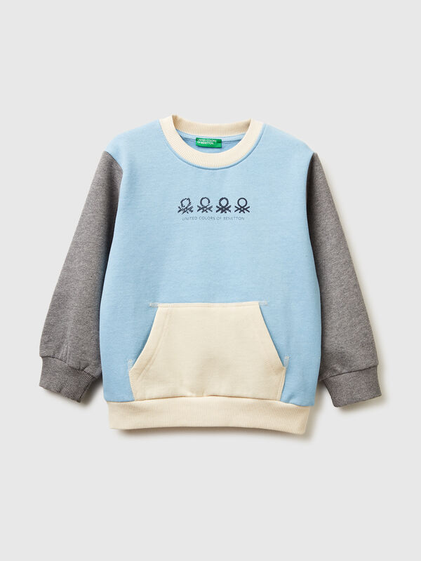 Warm sweatshirt with kangaroo pocket Junior Boy