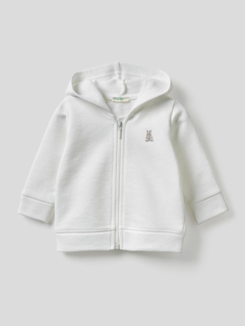 Sweatshirt with hood in organic cotton image number 1