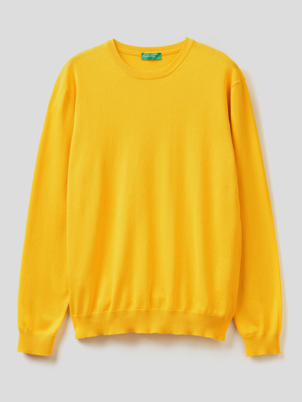 100% cotton crew neck sweater image number 1