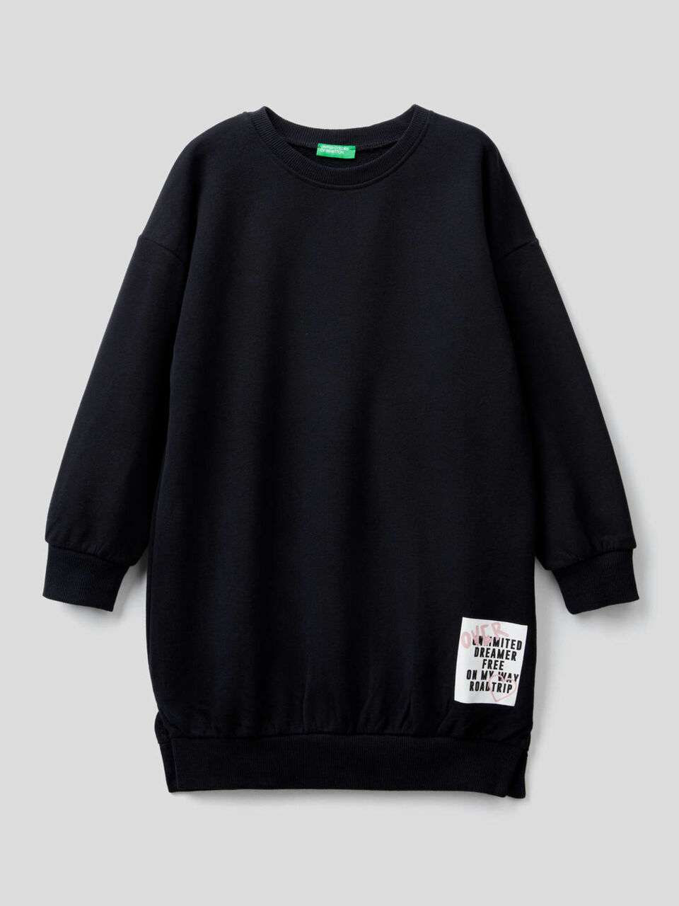 Dress in 100% sweat cotton image number 1