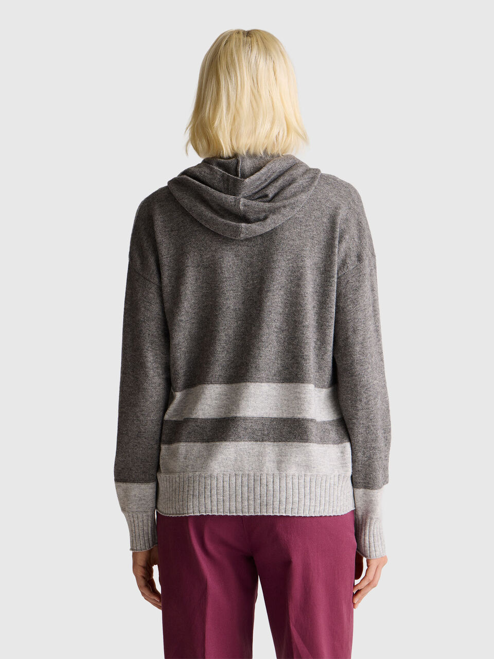 SWEATER W/HOOD Women image number null