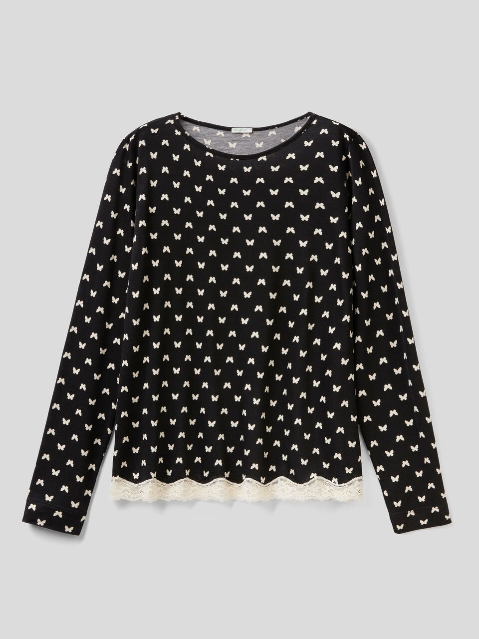 Patterned t-shirt in sustainable viscose image number 1