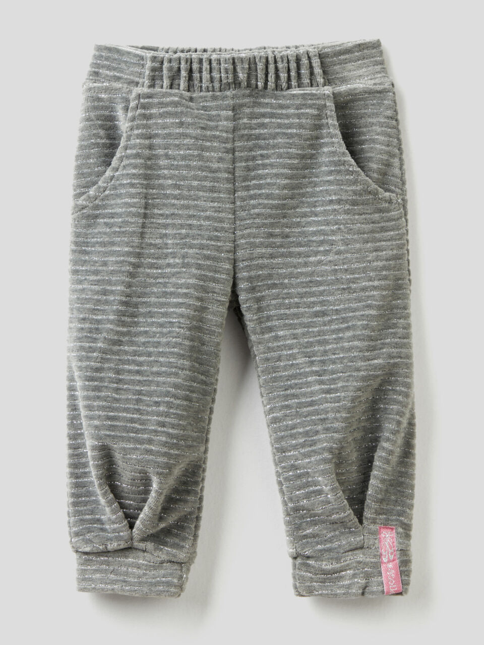 Balloon trousers in chenille image number 1