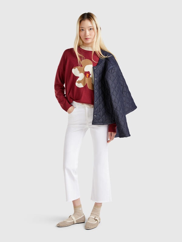 Five pocket cropped trousers Women