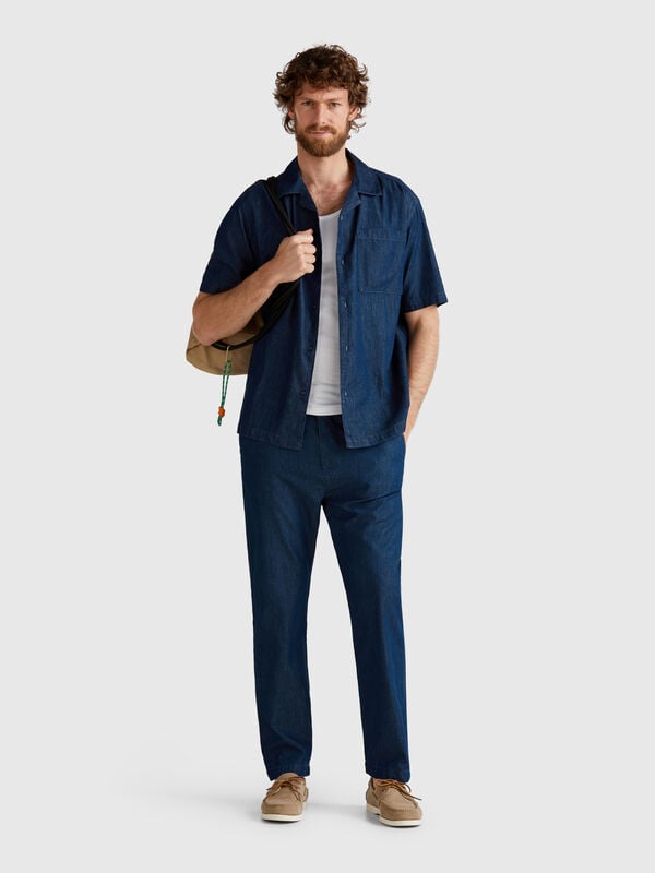 Pants in chambray Men