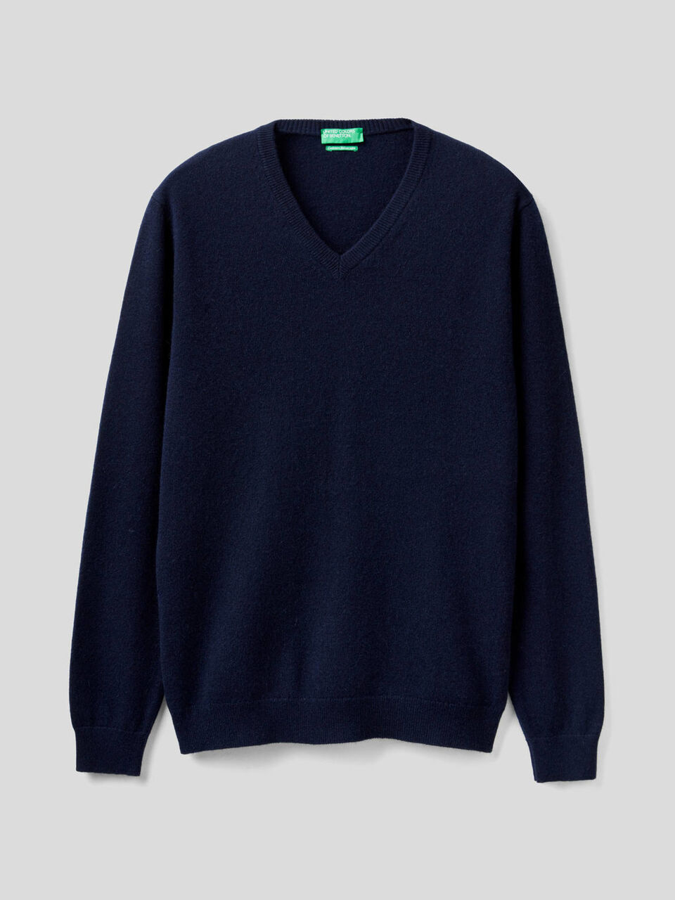 V-neck sweater in pure cashmere image number 1