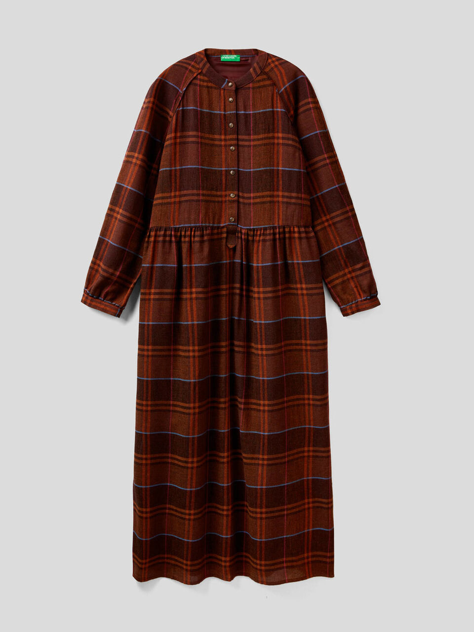 Long check dress image number 1