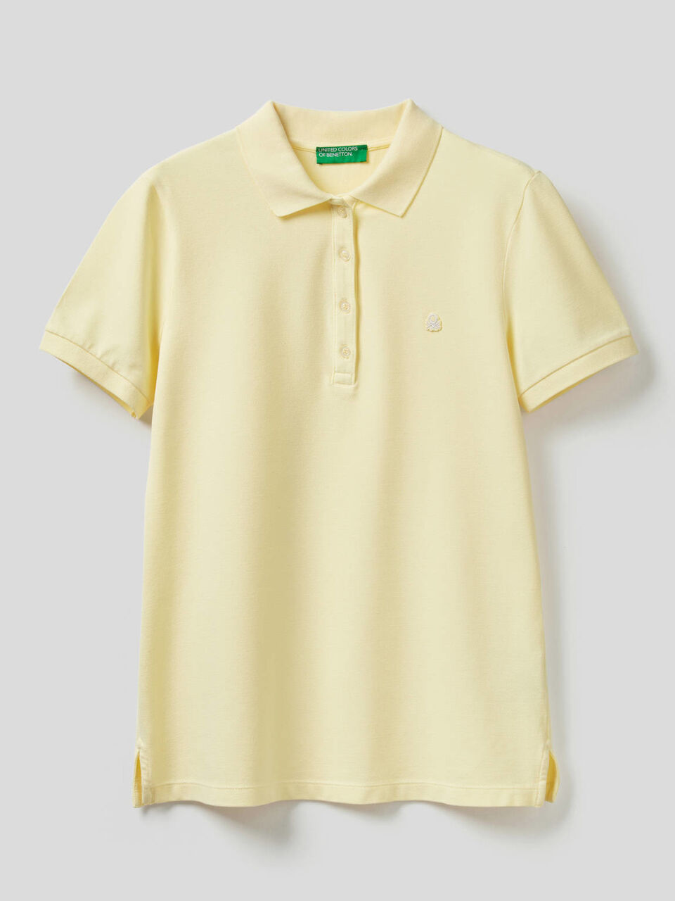 Stretch cotton polo image number 1